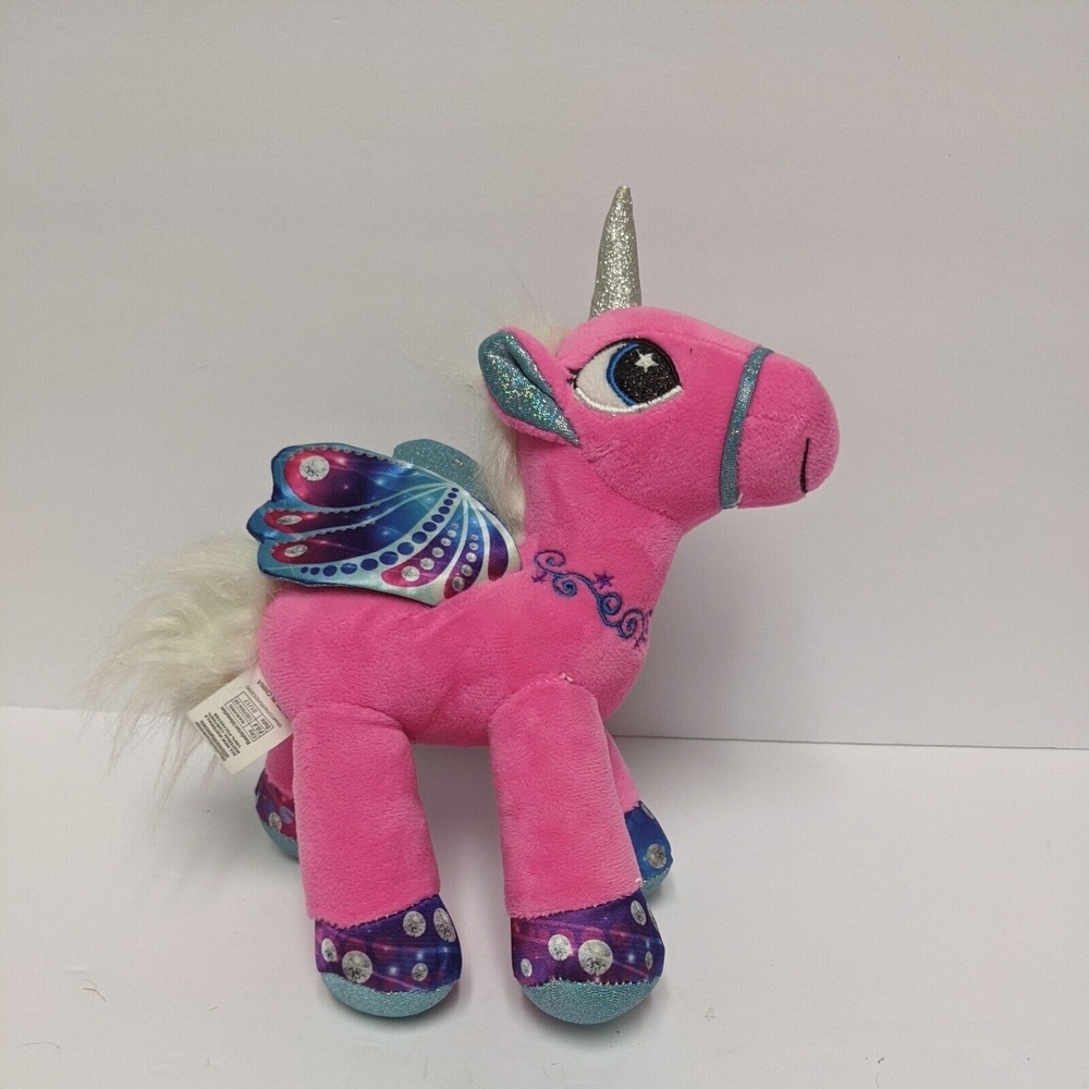 Super Cute Pink Magical Unicorn Pony Plush Kipp Brother's 2017 8 inches